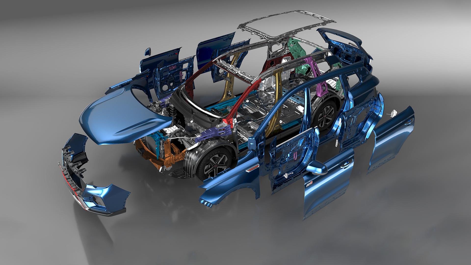 高強度籠式輕量化車身